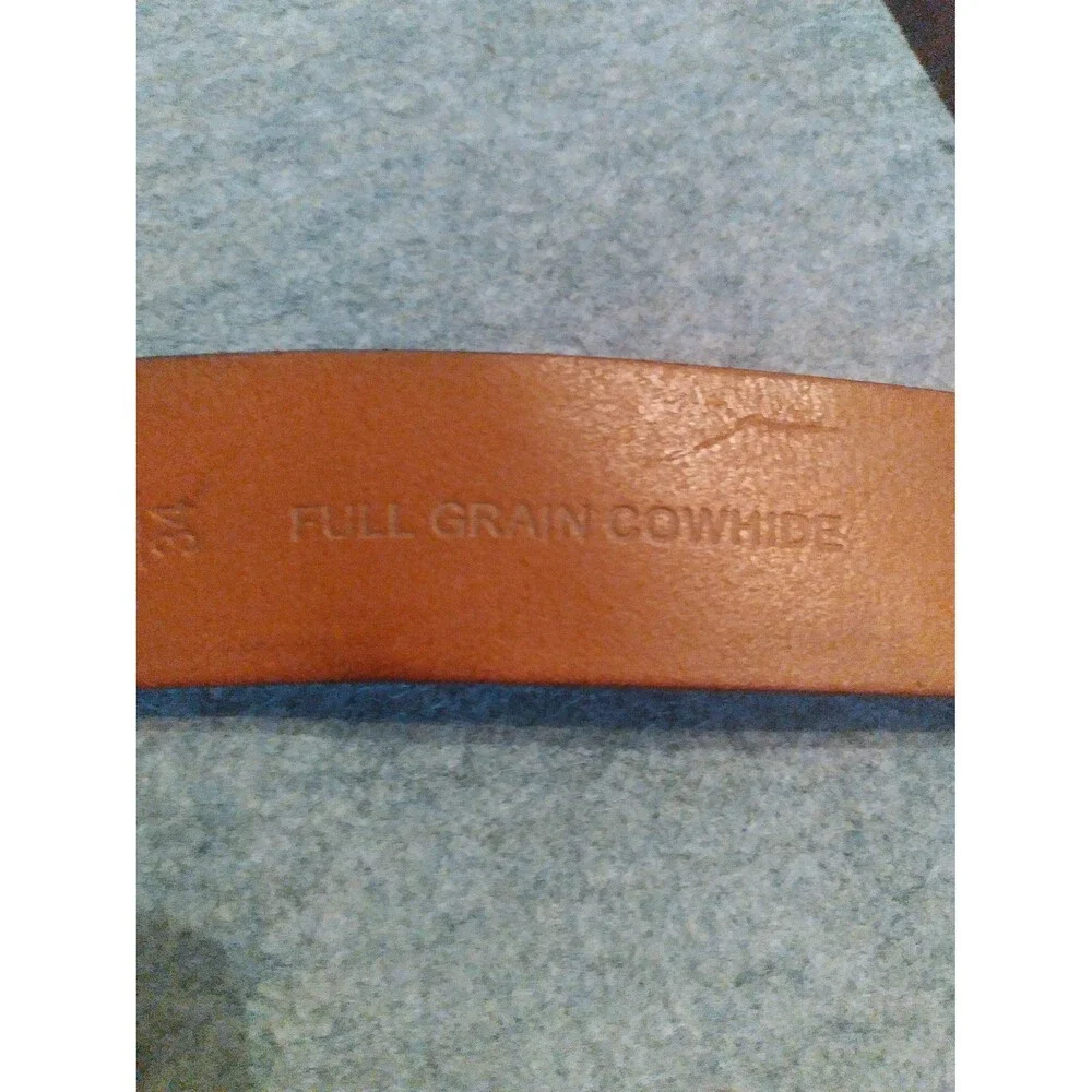 Relic Authentic‎ Leather Belt Casual Dress Brown Belted Waist Size 36